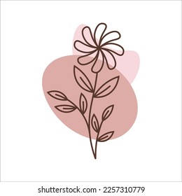 This is an element suitable for various types of graphic design such as beauty and massage advertisements, skincare advertisements, wedding invitations and other beautiful designs.