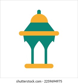 This element is suitable for various types of Islamic-themed graphic designs such as greeting cards, social media posts, stickers, banners, and so on.