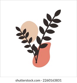 This is an element suitable for various types of graphic design such as beauty and massage advertisements, skincare advertisements, wedding invitations and other beautiful designs.