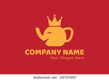 This is the elephant logo wearing a crown. This vector is very unique and interesting. This logo can be used for companies, brochures, websites, mugs, stickers, and posters.