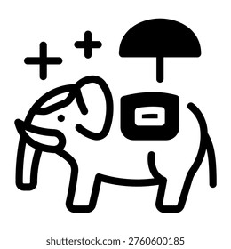 This Elephant (Thailand) icon is suitable for Thailand Culture.