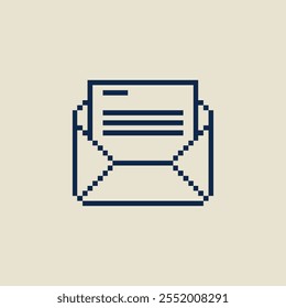 this is email icon in pixel art ,this item good for presentations,stickers, icons, t shirt design,game asset,logo and your project.