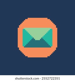 this is email icon in pixel art ,this item good for presentations,stickers, icons, t shirt design,game asset,logo and your project.