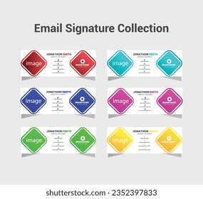 This is a email signature design.
