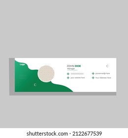 This is Email signature modern design and email signature template 