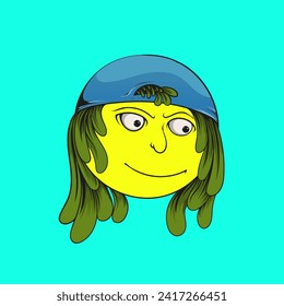 This emoji can be an option, because it is suitable to be applied to various types of products such as t-shirts, cups, greeting cards, design elements, etc. I hope you like it.