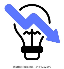 This Energy consumption icon is suitable for Eco friendly consumption, Ecology, and Renewable Energy