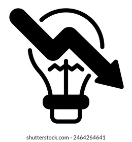 This Energy consumption icon is suitable for Eco friendly consumption, Ecology, and Renewable Energy