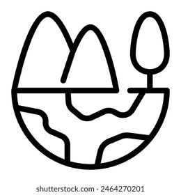 This Environment icon is suitable for Eco friendly consumption, Ecology, and Renewable Energy