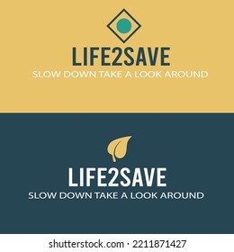 This environmental logo is suitable for any business who are taking care of human life. If you are a person who take care environment, this minimalist logo is for you.
