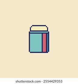  this is eraser icon in pixel art with simple color this item good for presentations,stickers, icons, t shirt design,game asset,logo and your project.