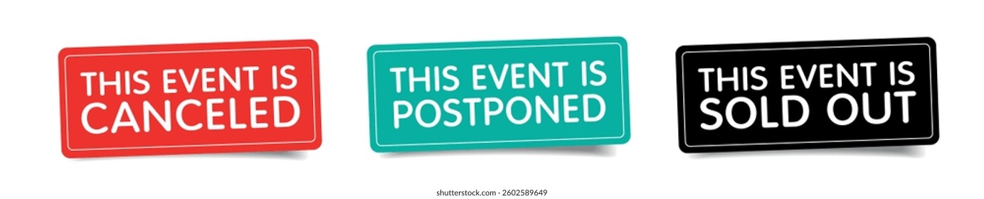 This event is Canceled, This event is Postponed, This event is Sold out	