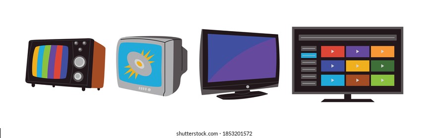 This is the evolution of television from time to time