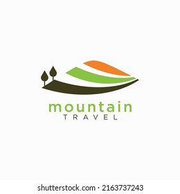 This exclusive, modern, creative, clean, simple, elegant mountain logo would be perfect for a travel agency, a nature photographer or any art - design related services.