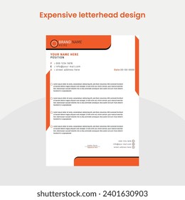 Este es un costoso diseño de membrete para tu empresa y otra. Espero que te guste este diseño.