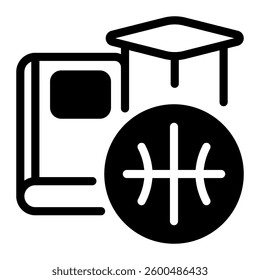 This Extracurricular activities icon is suitable for School, Education, Edutainment, etc