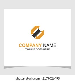 This extraordinary logo is formed from the basic letter "E"
