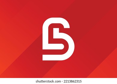 This is an extremely attractive, professional, trendy, and awesome SB BS initial icon. A minimalist, elegant monogram logo. Logo for business on a background