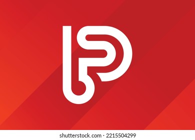 This is an extremely attractive, professional, trendy, and awesome LP PL initial icon. A minimalist, elegant monogram logo. Logo for business on a background.