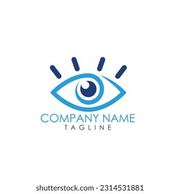 Este es el diseño del logo de la clínica ocular