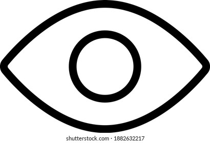This eye icon can be used for various purposes 