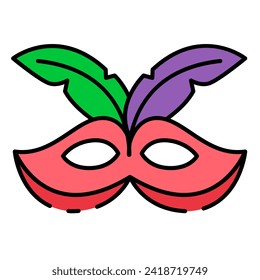 This Eye Mask icon is suitable for Mardi Gras carnival, Medieval, party, etc.