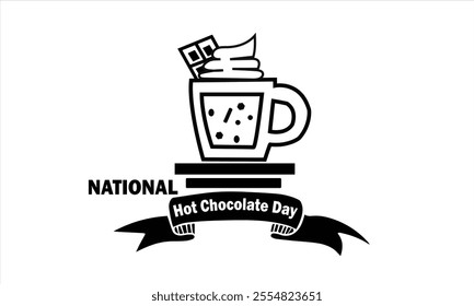 This is Eye Soothing, Trendy  Minimalist Icon Design for National Hot Chocolate Day. Express your unique style with our custom-designed Icon.
