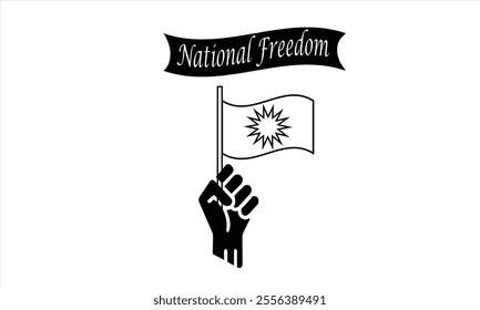 This is Eye Soothing, Trendy  Minimalist Icon Design for Natonal Freedom  Day. Express your unique style with our custom-designed Icon.
