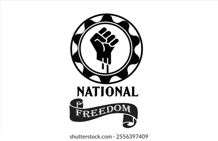 This is Eye Soothing, Trendy  Minimalist Icon Design for Natonal Freedom  Day. Express your unique style with our custom-designed Icon.
