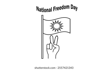 This is Eye Soothing, Trendy  Minimalist Icon Design for Natonal Freedom  Day. Express your unique style with our custom-designed Icon.
