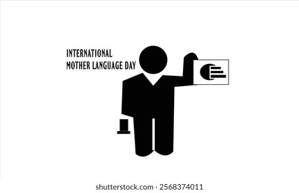 This is Eye Soothing, Trendy  Minimalist Icon Design for International Mother Language  Day. Express your unique style with our custom-designed Icon.
