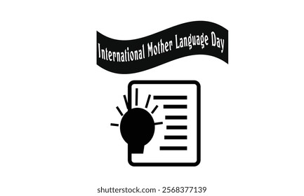 This is Eye Soothing, Trendy  Minimalist Icon Design for International Mother Language  Day. Express your unique style with our custom-designed Icon.
