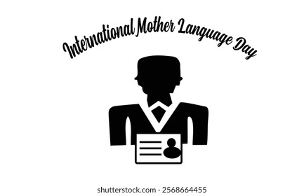 This is Eye Soothing, Trendy  Minimalist Icon Design for International Mother Language  Day. Express your unique style with our custom-designed Icon.
