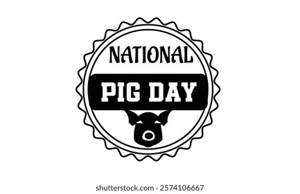 This is Eye Soothing, Trendy  Minimalist Icon Design for National Pig Day. Express your unique style with our custom-designed Icon.
