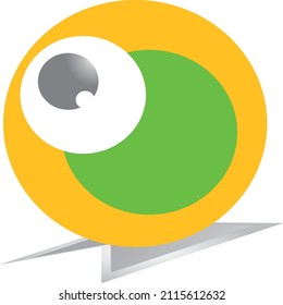 This eye vector is a combination of several basic elements in character creation