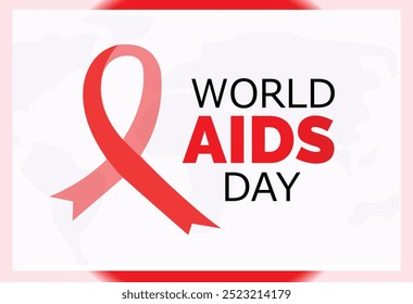 This eyecatching banner for World AIDS Day highlights the importance of HIV AIDS awareness, prevention, and support, fostering community solidarity and promoting