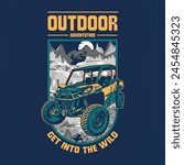 This eye-catching design is perfect for those who love to explore the world of off-road adventure. Souvenir t-shirt allows you to proudly display your passion for ATV riding.