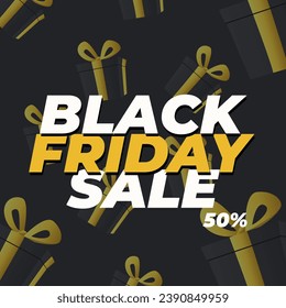 This eye-catching image perfectly captures the essence of the biggest shopping event of the year, Black Friday. 