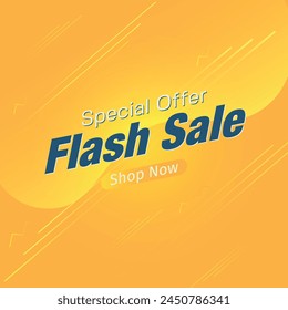 This eye-catching vector banner is designed to grab attention and drive sales during a flash sale event. Featuring bold, dynamic text and vibrant colors, the banner communicates a sense of urgency.