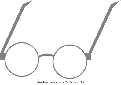 Este es un diseño de icono de gafas
