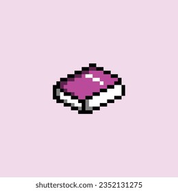 Dies ist Brillensymbol in Pixelkunst mit einfacher Farbe und rosafarbenem Hintergrund dieses Artikels gut für Präsentationen, Sticker, Symbole, T-Shirt-Design, Spieleobjekt, Logo und Ihr Projekt.