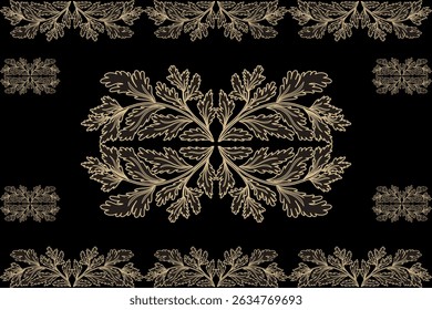 This fabric design features tropical leaves and colorful flowers scattered on a soft beige background, creating a relaxed and natural vibe.