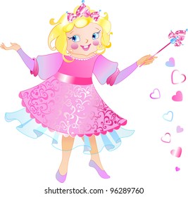 This is fairy-princess  with the magic wand