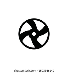 This is a fan icon vector image
