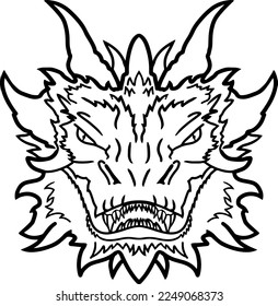 This is the fantasy head of the dragon 