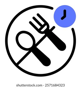 This Fasting icon is suitable for Fitness, Healthy Lifestyle, Sports, etc.