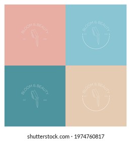 This is a feminine logo template design.
This logo represent the luxury brand. 