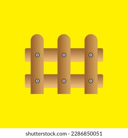 this is fence vector icon design