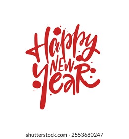 This festive and vibrant design is just perfect for celebrating the New Year through greetings and well wishes