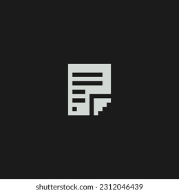 this is file icon 1 bit style in pixel art with white color black background ,this item good for presentations,stickers, icons, t shirt design,game asset,logo and your project.